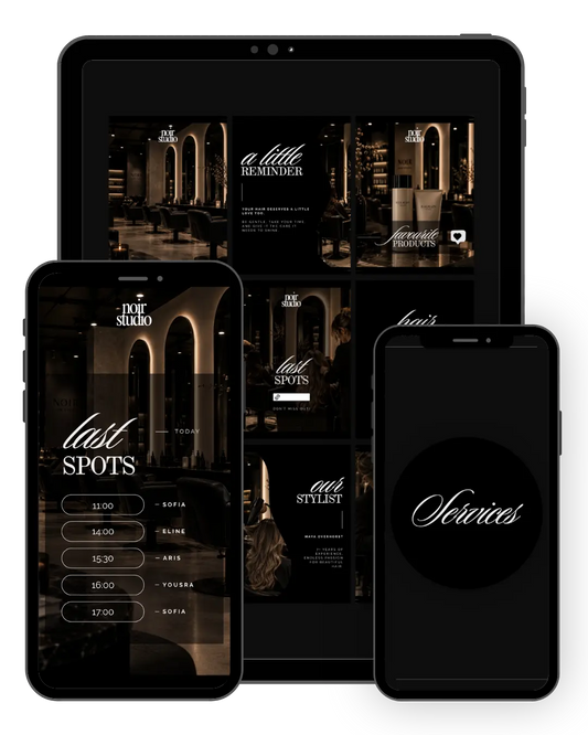 NOIR | Haarsalon Content Systeem