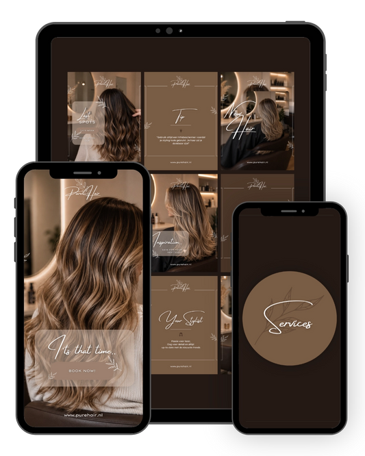 PURE | Haarsalon Content Systeem
